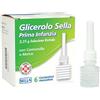 SELLA Srl Glicerolo Sella Prima Infanzia 6 Contenitori Monodose 2,25g - Soluzione Rettale Camomilla/Malva