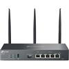 Tp-link Router da tavolo Tp-Link ER706W Ethernet LAN/Wifi: Dual-band 2.4-5GHz/2402Mbit/s Nero [ER706W]