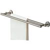 Tiger Boston Portasciugamani Doppio, Acciaio Inox Spazzolato, 58,1 x 5 x 13 cm
