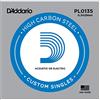 D'Addario Corda Singola Pl0135 in Acciaio per Chitarra.00135