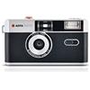 AgfaPhoto 603000 - fotocamera a pellicola riutilizzabile analogica da 35 mm. Colore nero