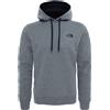 The North Face - Felpa con cappuccio - M Seasonal Drew Peak Pullover Tnf Medium Grey Heather/Tnf Black per Uomo - Taglia S - Grigio