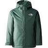 The North Face - Giacca da sci antivento - Teen Snowquest Jacket Dark Sage - Taglia Bambino S - Verde