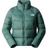 The North Face - Piumino - W Hyalite Down Jacket Only Dark Sage per Donne in Pelle - Taglia XS,S,M - Verde