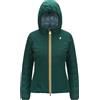 K-Way - Piumino reversibile - Lily Eco Stretch Thermo Double Green P Green per Donne in Nylon - Taglia XS,L - Verde