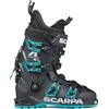 Scarpa - Scarponi da scialpinismo e sci alpino compatibili Gripwalk- Donna -4-Quattro SL - 4-Quattro SL Wmn Black Lagoon per Donne in Alluminio - Taglia 23.5,24,25,26 - Nero