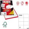 MARKIN Etichette adesive C-512 - in carta - permanenti - 105 x 74,25 mm - 8 et-fg - 100 fogli - bianco - Markin (unità vendita 1 pz.)