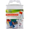 LEBEZ Spilli a bandierina - colori assortiti - Lebez - scatola 40 pezzi (unità vendita 1 pz.)