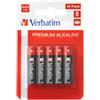 VERBATIM Pila ministilo AAA - 1,5V - alcaline - 49874 - Verbatim - blister 10 pezzi (unità vendita 1 pz.)