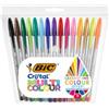 BIC Penna sfera Cristal multicolor - punta 1,6 mm - colori assortiti - Bic - conf. 15 pezzi (unità vendita 1 pz.)