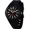 findtime Orologio da donna da infermiera, impermeabile, 50 m, da donna, analogico, al quarzo, unisex, sportivo, cinturino in silicone, per adolescenti, ragazze e ragazzi, Nero , cinghia