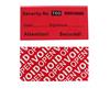 TamperSeals Group - 100pcs 100% Totale Trasferimento Antieffrazione di Sicurezza Void Etichette/Adesivi/Sigilli, Tamper Evident Security Labels (Rossi, 25 x 50 mm, Unico Numeri)