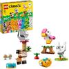 LEGO Classic Animali Domestici Creativi, Giocattolo per Bambini e Bambine da 5 Anni in su con Mattoncini per Costruire Cane, Gatto, Coniglio, Criceto e Uccello, Regalo per Amanti degli Animali 11034