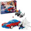 LEGO Marvel Auto da Corsa di Spider-Man e Venom Goblin, Gioco di Ruolo per Bambini e Bambine da 7 Anni in su con Macchina Giocattolo da Costruire, Aliante, Skateboard e Minifigure dei Supereroi 76279