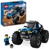 LEGO City Monster Truck Blu, Giocattolo Fuoristrada Off-Road da Costruire, Giochi per Bambini e Bambine da 5 Anni in su con Costruzioni, Regalo Divertente con Minifigure del Pilota del Veicolo 60402