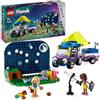 LEGO Friends Camping-Van Sotto le Stelle, Giochi per Bambine e Bambini da 7 Anni con Telescopio Giocattolo, Modellino di Auto 4x4, Mini Bamboline di Nova e Aliya e un Cane, Regalo di Compleanno 42603