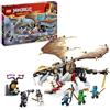 LEGO NINJAGO Egalt il Drago Maestro, Giocattolo Ninja con Action Figure Snodabile, Giochi d'Azione per Bambini e Bambine da 8 Anni con 5 Minifigure tra cui Lloyd, Sora e Nya, Idea Regalo 71809