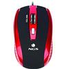 NGS Tick Red - Mouse Ottico 800/1600dpi con Cavo USB, Mouse per Computer o Laptop con 6 Pulsanti, Ergonomia Destrosi, Rosso e Nero
