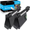 LeciRoba TK-1115 - Toner per Kyocera TK1115 per Kyocera FS1041 FS1220MFP FS1320MFP FS-1041 FS-1220MFP FS-1320MFP FS-1220-MFP FS-1320-MFP (2 nero, confezione da 2)