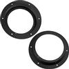 AERZETIX - C11595 - Set di 2 adattatori/supporti per altoparlanti per auto Ø165mm - lato di montaggio: porta anteriore - compatibile con VW Passat B8 Tiguan Touareg Golf V VI Audi Q3 Skoda Octavia