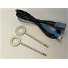 WCS-SHOP® Kit Cavo aux con jack femmina a pannello per Panda dal 2012 al 2018 (NO Panda 2019) con radio Continental (no source available) con lettore CD SENZA porta USB e Blue&me