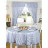 Emma Barclay Molly-Tovaglia Quadrata a Quadretti, Grande 52 x52 Blu, Poliestere, 52x52 (132x132cm)