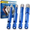S&R Set Punte Trapano Diamantate Piastrelle Gres Porcellanato Ceramica Granito Marmo. Set Punte trapano Professionali