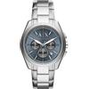 Armani Exchange Orologio da uomo, movimento cronografo, cassa in acciaio inossidabile argentato da 43 mm con bracciale in acciaio inossidabile, AX2850