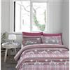 IlGruppone Il Gruppone Passione Casa Copripiumino in Flanella Felpato Prodotto Italiano 100% Cotone di Flanella Sacco e Federe (Matrimoniale, SvPecorelle Rosa)