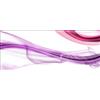 Pro-Art-Bilderpalette PRO-Art gla381c - Quadro da Parete su Vetro High Pink Wave I, 30 x 80 cm