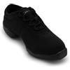 Capezio Tela Dansneaker, Sneaker da Danza Donna, Nero, 34.5 EU