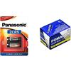 ‎Corp. Panasonic Batteria al litio Panasonic 2CR5 6V - Blister 1 & Fomapan Classic 100 135/36 - Confezione da 1 pellicole per piccoli quadri nero/bianco