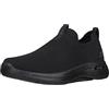 Skechers Go Walk Arch Fit Iconic, Scarpe da ginnastica Uomo, Nero, 47 EU