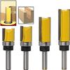 ASNOMY 4Pcs Set di punte per fresa per fresatura con Cuscinetto, fresa a copiare con codolo da 8 mm, frese professionali per lavorazione del legno