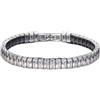 SONGK 4mm Cubic Zirconia Bracciale da Tennis Verde Bracciali a Catena per Donna Uomo Catena a Mano Color Argento Color Oro CZ Catena Homme Jewelry