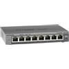 NETGEAR GS108E Gestito Gigabit Ethernet (10/100/1000) Nero