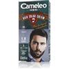 Cameleo Men - Tintura permanente per capelli | Colore Nero delle orecchie, della barba e dei baffi | Effetto colore naturale in 5 minuti | Coprire i capelli grigi | 30ml