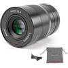 7artisans 60mm F2.8 macro APS-C grandangolare Fisheye obiettivo fisso per fotocamere compatte mirrorless Canon EOS-M/EOS-M2/EOS-M3/EOS-M100/EOS-M5/EOS-M6/EOS-M50/EOS-M10/EOS-M200-nero
