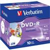 Verbatim DataLifePlus - 10 x DVD+R - 4.7 GB 16x - mit Tintenstrahldrucker bedruckbare ...