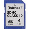 Intenso 4GB SDHC Classe 10