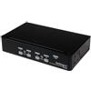 StarTech.com 4-Port USB KVM Swith with OSD - TAA Compliant - 1U Rack Mountable VGA KVM Swi...