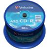 Verbatim CD-R AZO Crystal 700 MB 50 pz