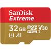 SanDisk Extreme - Flash-Speicherkarte (microSDHC/SD-Adapter inbegriffen)