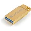 Verbatim Metal Executive - Memoria USB 3.0 da 64 GB - Oro