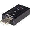 StarTech.com USB Audio Adapter 7.1 - USB auf Soundkarte Virtual 3D Soundeffekt 7.1 - Sound...