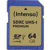 Intenso Premium - Flash-Speicherkarte - 64 GB