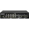 QNAP QSW-M2108R-2C switch di rete Gestito L2 2.5G Ethernet (100/1000/2500) Supporto Power over Ethernet (PoE) Nero