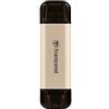 Transcend JetFlash 930C unità flash USB 256 GB USB Type-A / USB Type-C 3.2 Gen 1 (3.1 Gen 1) Oro