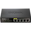 D-Link DES-1005P Non gestito L2 Fast Ethernet (10/100) Supporto Power over Ethernet (PoE) Nero