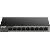 D-Link DSS 100E-9P - Switch - unmanaged - 8 x 10/100 (PoE)